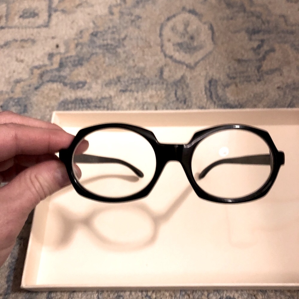 Peerage glasses Oval Octagon Shaped Peerage Eyeglass Frames Tina Black  Austria